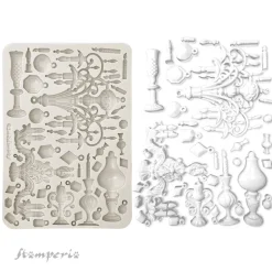 Molde de silicona Candelabro Masquerade Stamperia A5