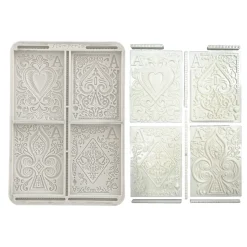 Molde de silicona Cartas Master of Magic Stamperia A5