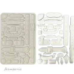 Molde de silicona Cinturones y Asas Art of Travelling Stamperia A5