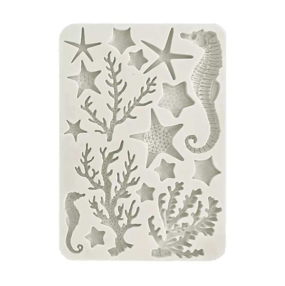 Molde de silicona Coral Sea Land Stamperia