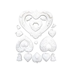 Molde de silicona Corazones Best Sellers Stamperia A5