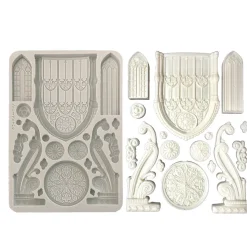 Molde de silicona Elementos Arquitectónicos Master of Magic Stamperia A5