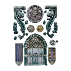 Molde de silicona Elementos Arquitectónicos Master of Magic Stamperia A5