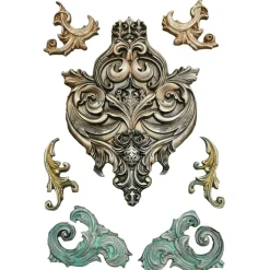 Molde de silicona Frisos y Esquinas Art Stories Stamperia 21x29cm