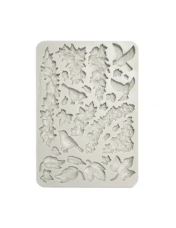 Molde de silicona Hojas House of Roses Stamperia A5
