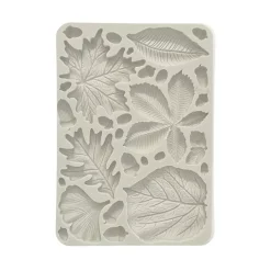 Molde de silicona Hojas y Bellotas Forest Stamperia