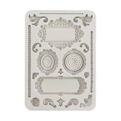 Molde de silicona Marcos y Placas Stamperia