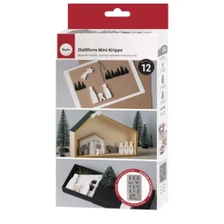 Molde de silicona Mini Belén de Navidad Rayher