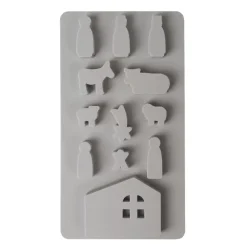 Molde de silicona Mini Belén de Navidad Rayher