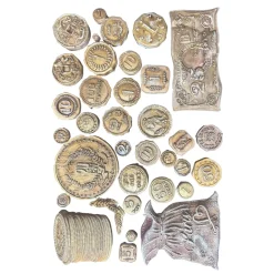 Molde de silicona Monedas Antiguas Venice City Of Art Stamperia 15x21cm