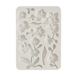 Molde de silicona Orquídeas Orchids and Cats Stamperia A5