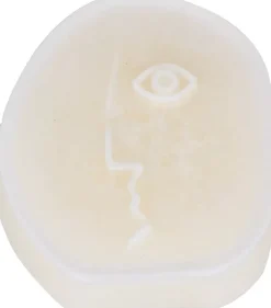 Molde De Silicona Para Velas Rostro Artemio 9cm