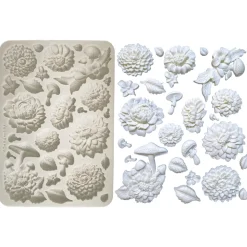 Molde de silicona Peonia Master of Magic Stamperia A5