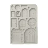 Molde de silicona Puerta y Ventana Romantic Hidden Grove Stamperia A5