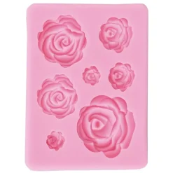 Molde de Silicona Rosas Artis Decor