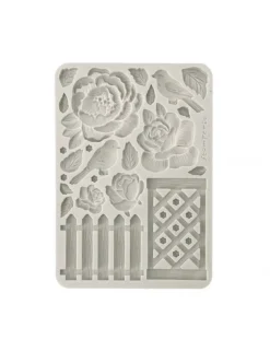 Molde de silicona Rosas House of Roses Stamperia A5