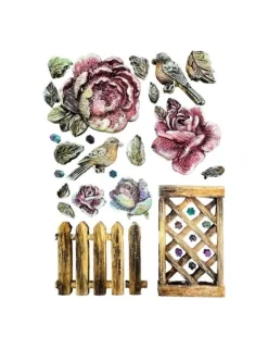 Molde de silicona Rosas House of Roses Stamperia A5