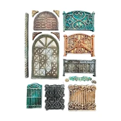 Molde de silicona Valla y Puerta Best Sellers Stamperia A5