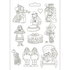 Molde Flexible Alice King Alice Through the Looking Glass Stamperia 21x29cm