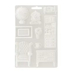 Molde flexible Aparador y Accesorios Alterego Stamperia 21x29cm