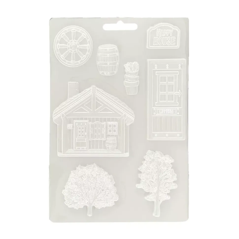 Molde flexible Cabaña Alterego Stamperia A5