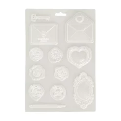 Molde flexible Carta Shabby Rose Stamperia