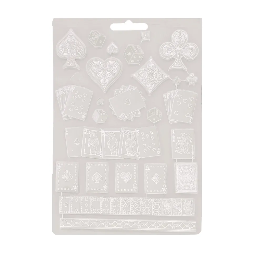 Molde flexible Cartas Master of Magic Stamperia 21x29cm