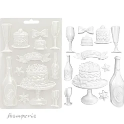 Molde flexible Copas Masquerade Stamperia A5