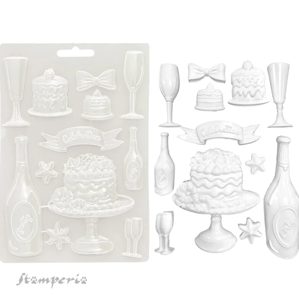 Molde flexible Copas Masquerade Stamperia A5