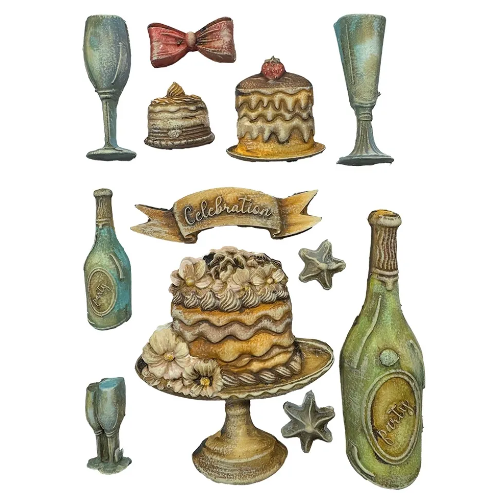 Molde flexible Copas Masquerade Stamperia A5