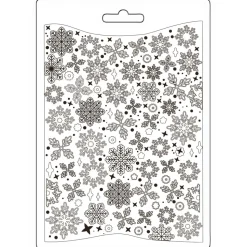 Molde flexible Copos de nieve Dewdrops Stamperia A5