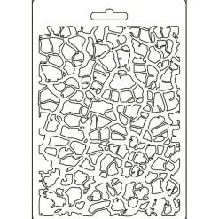 Molde Flexible Crackle Pattern Savana Stamperia 14x21cm