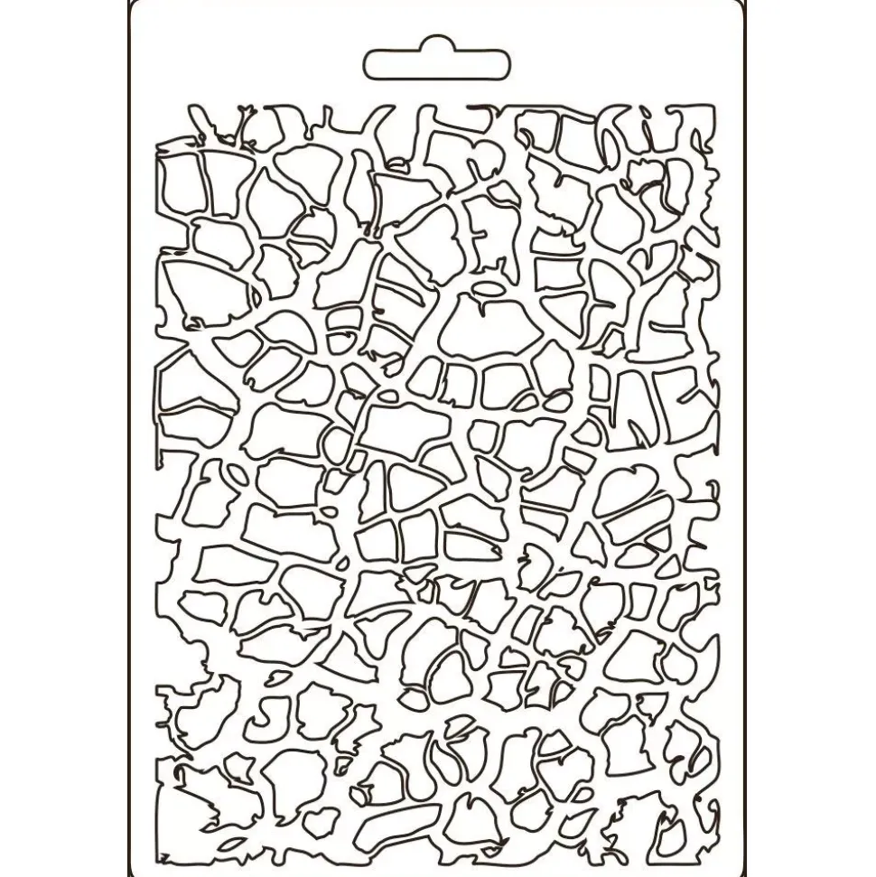 Molde Flexible Crackle Pattern Savana Stamperia 14x21cm
