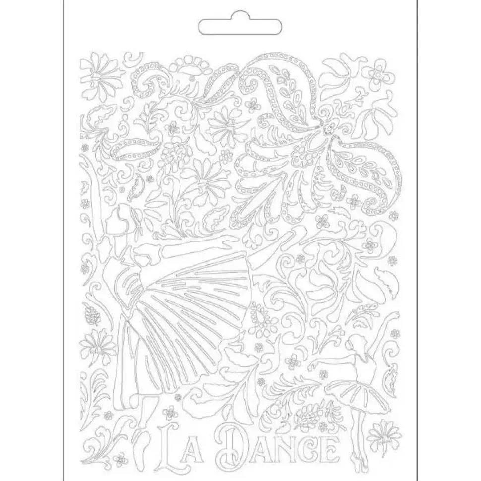 Molde Flexible Dancer Passion Stamperia 14x21cm