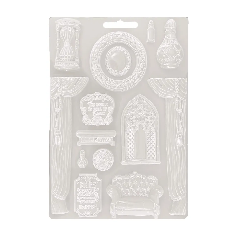 Molde flexible Habitación Master of Magic Stamperia 21x29cm