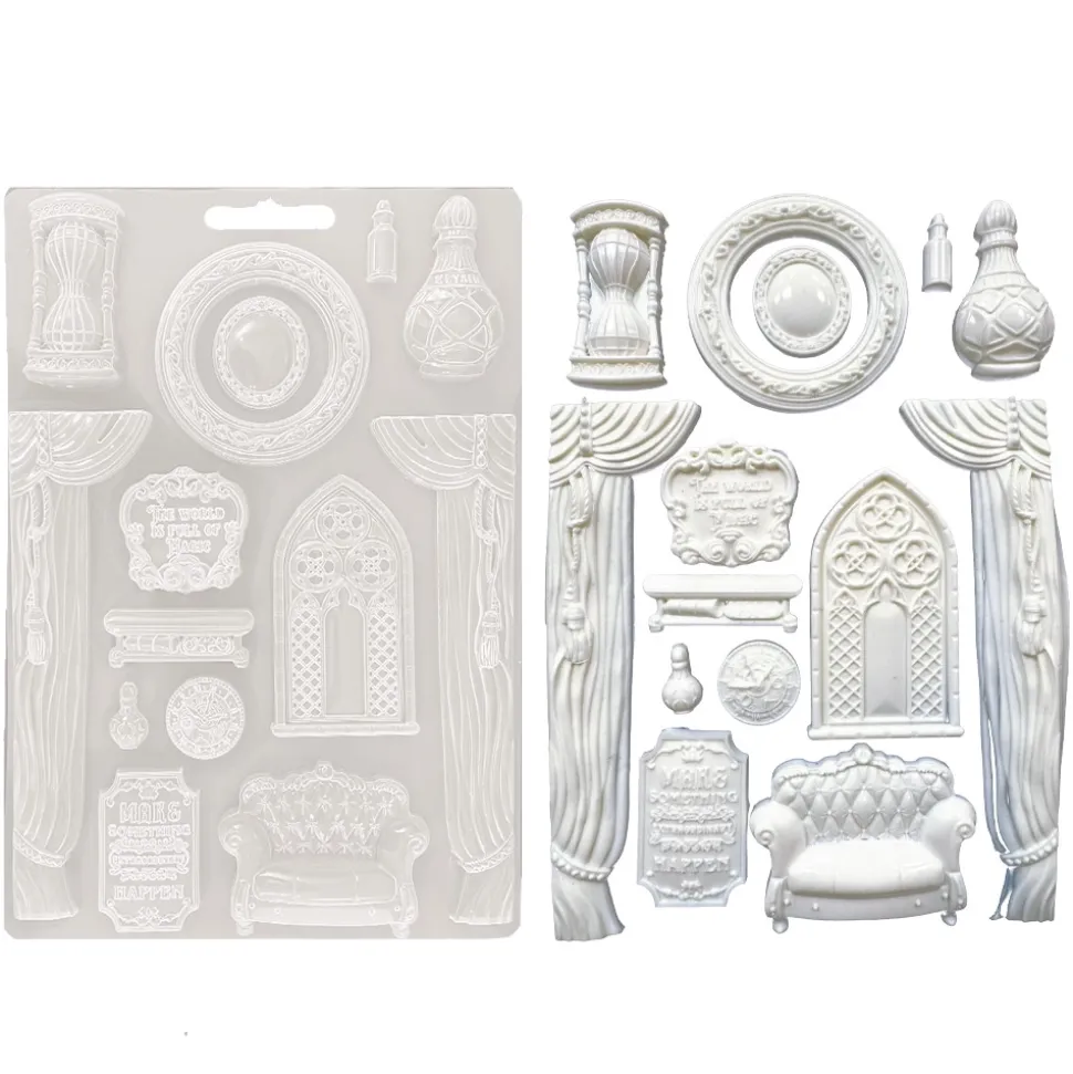 Molde flexible Habitación Master of Magic Stamperia 21x29cm