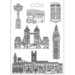 Molde Flexible London Romantic Our Way Stamperia 21x29cm