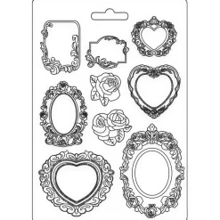 Molde flexible Marcos Florales Precious Stamperia A4