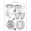 Molde flexible Máscaras Masquerade Stamperia 21x29cm