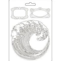 Molde flexible Ola Silent Sea Stamperia 14x21cm