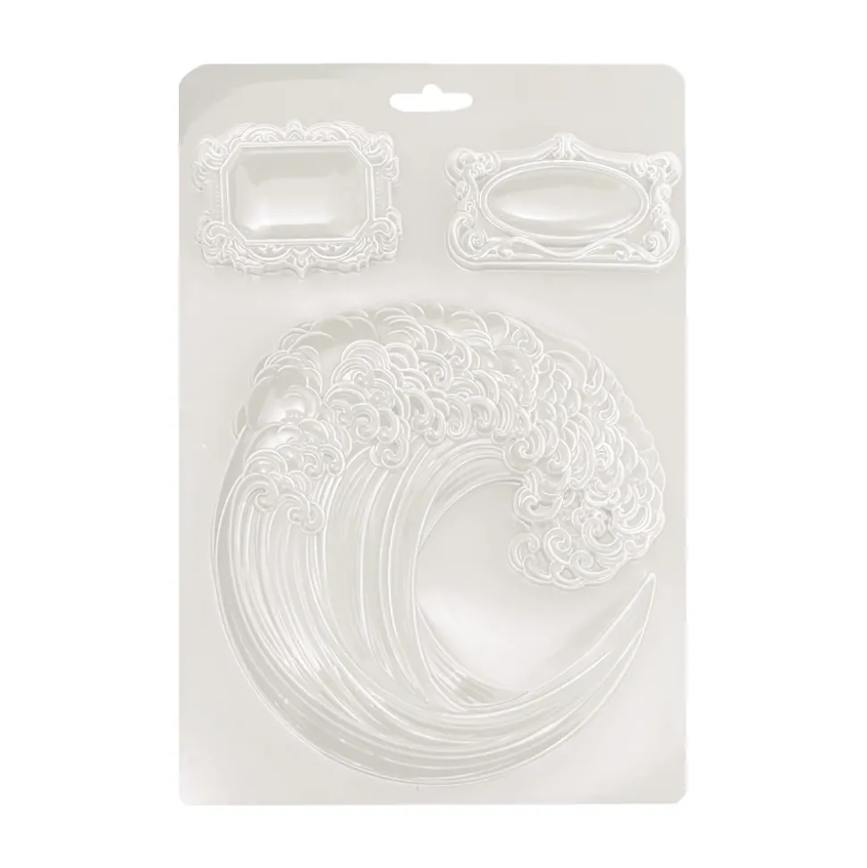 Molde flexible Ola Silent Sea Stamperia 14x21cm