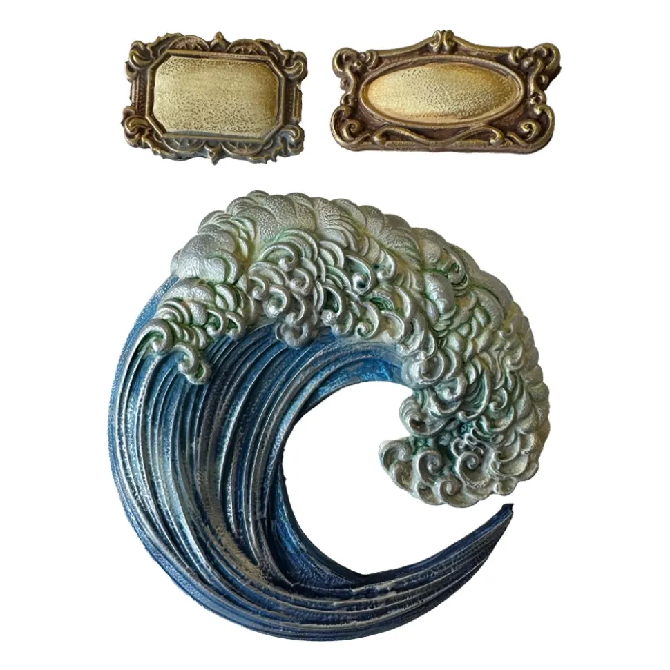 Molde flexible Ola Silent Sea Stamperia 14x21cm