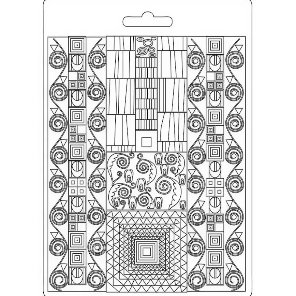 Molde Flexible Patterns Klimt Stamperia 15x21cm