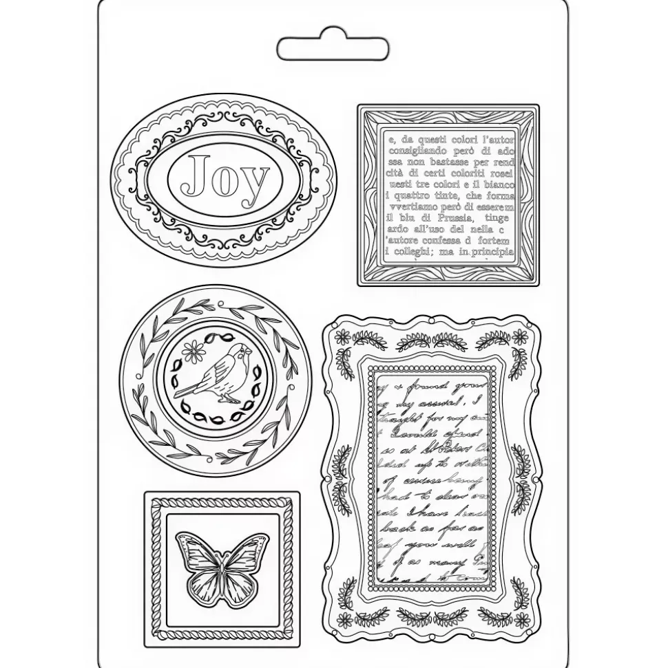 Molde flexible Placas Blue Land Stamperia A5