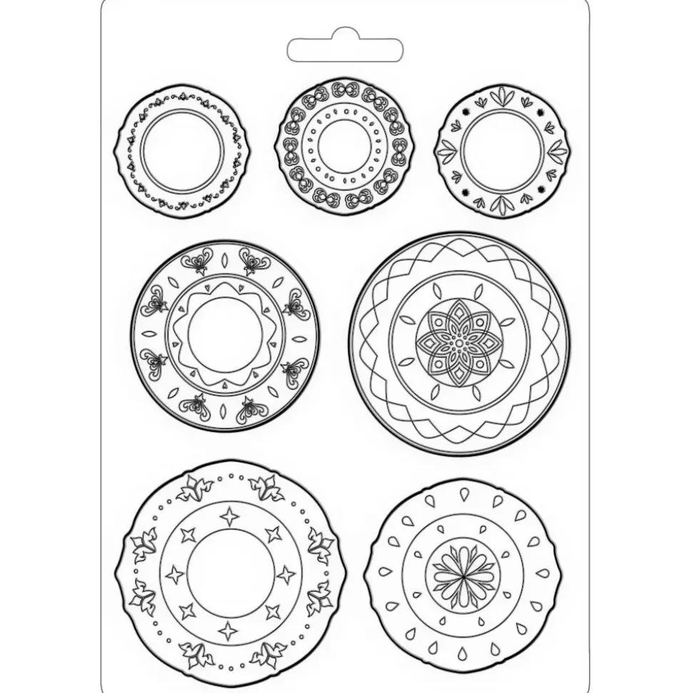 Molde Flexible Plates Casa Granada Stamperia 14x21cm