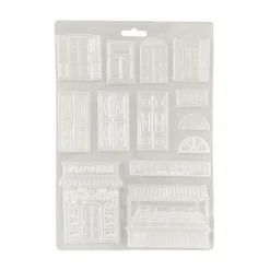 Molde flexible Puertas y Ventanas Art of Travelling Stamperia 21x29cm