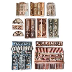 Molde flexible Puertas y Ventanas Art of Travelling Stamperia 21x29cm