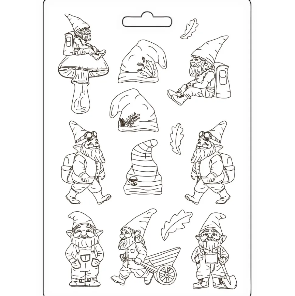 Molde flexible Romantic Hidden Grove Stamperia 14x21cm