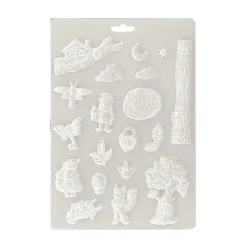 Molde flexible Romantic Hidden Grove Stamperia 21x29cm