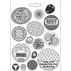 Molde Flexible Round Patterns Klimt Stamperia 21x29cm